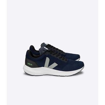 Blue Men's Veja MARLIN LT V KNIT Shoes | AU 237PJJ